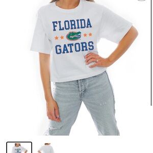 Hanes White Florida Gators Graphic Tee